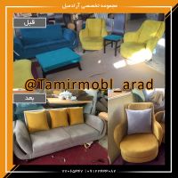 تعویض پارچه و فوم مبل راحتی