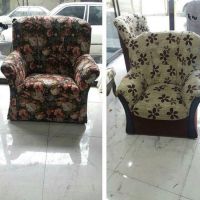 عکس قبل و بعد تعمیر مبل