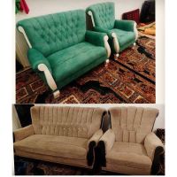 عکس قبل و بعد تعمیر مبل