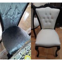 عکس قبل و بعد تعمیر مبل