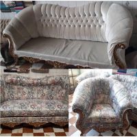 عکس قبل و بعد تعمیر مبل